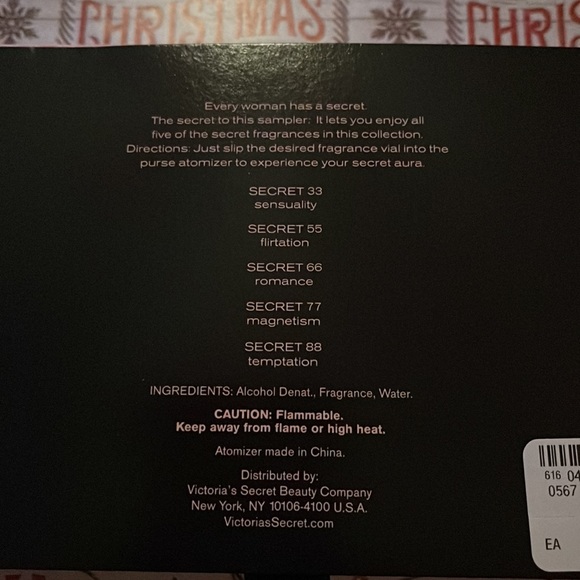 Victoria’s Little Secrets 5 Fragrance perfume with Atomizer, brand new, Vintage - Picture 4 of 5